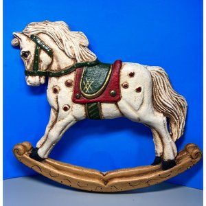 Wood World Hand Crafted Rocking Horse Wall Hanging Baby's Child's Room VA USA